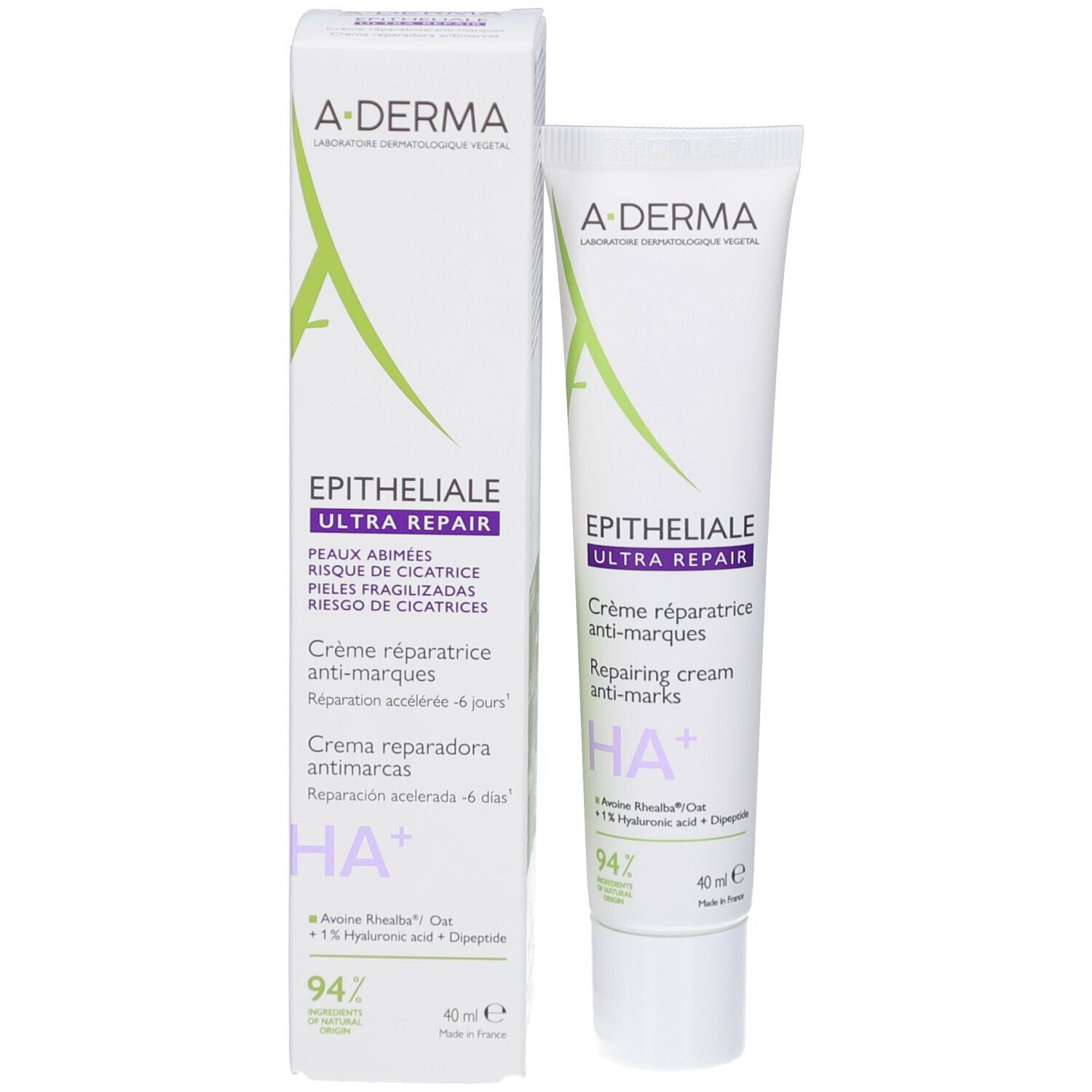 A-DERMA EPITHELIALE AH ULTRA soothing anti-mark repair cream 40 ml