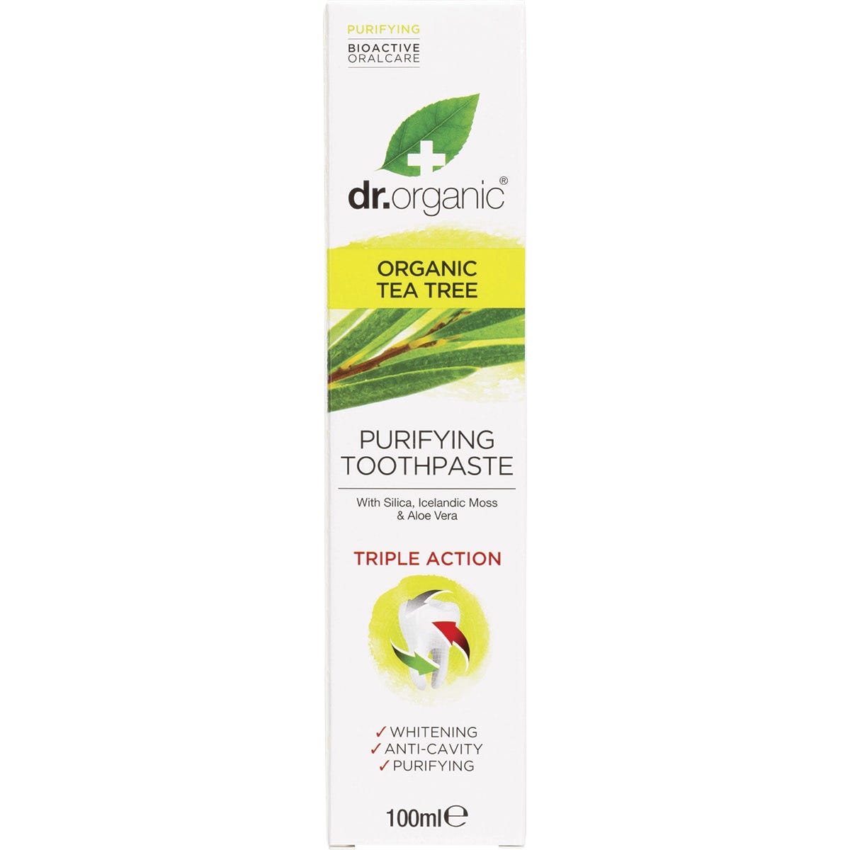 DR. ORGANIC DENTIFRICIO AL TEA TREE BIOATTIVO BIOLOGICO 100 ml