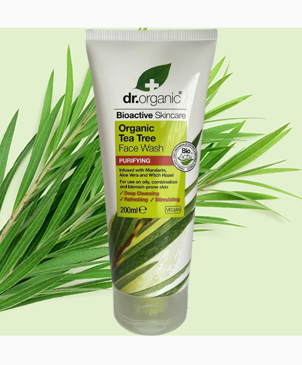 DR. ORGANIC BIOACTIVE LAVAGE VISAGE ARBRE À THÉ BIO 200 ml