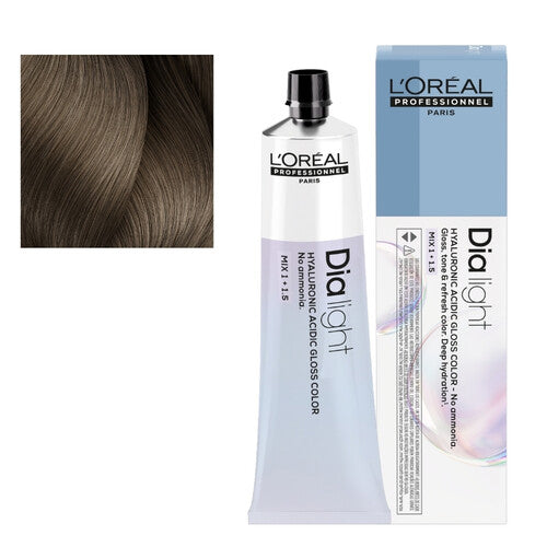 L'ORÉAL PROFESSIONNEL PARIS DIA LIGHT gel-creme acide sans ammoniaque #7.01 60 ml
