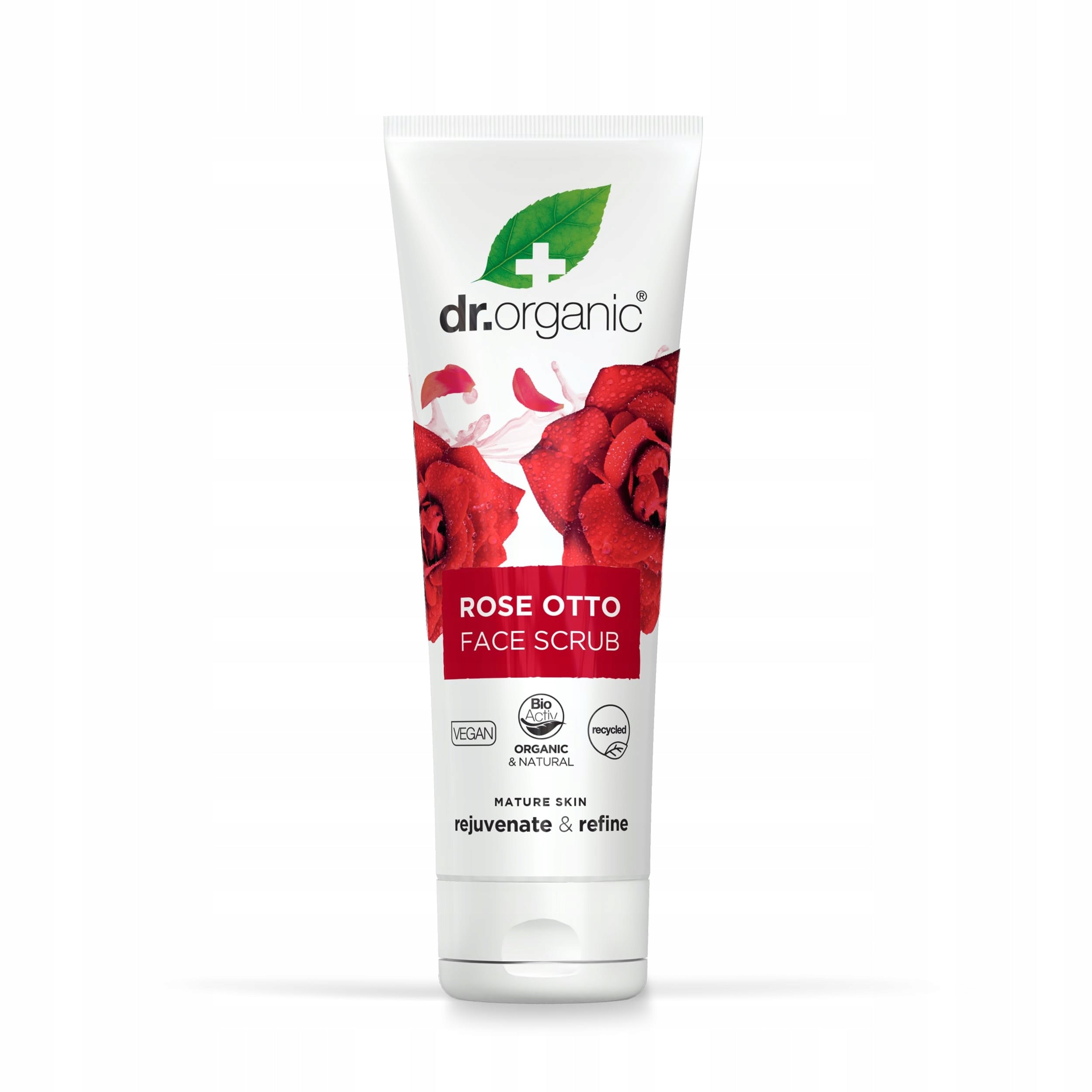 DR. ORGANIC ROSA DAMASCENA esfoliante viso 125 ml