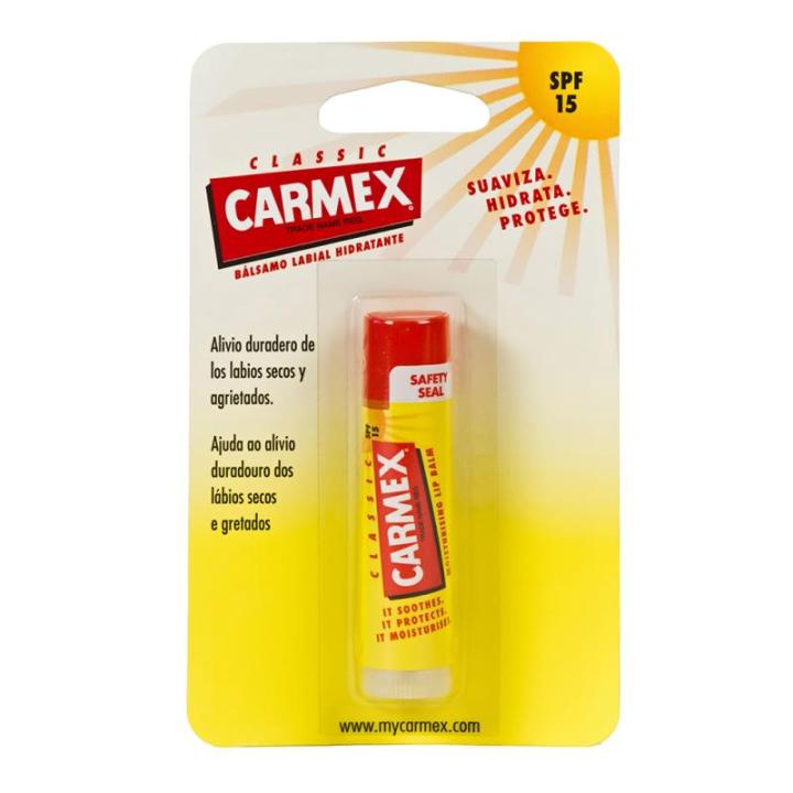 CARMEX CLASSIC bálsamo labial stick SPF15 4,25 g