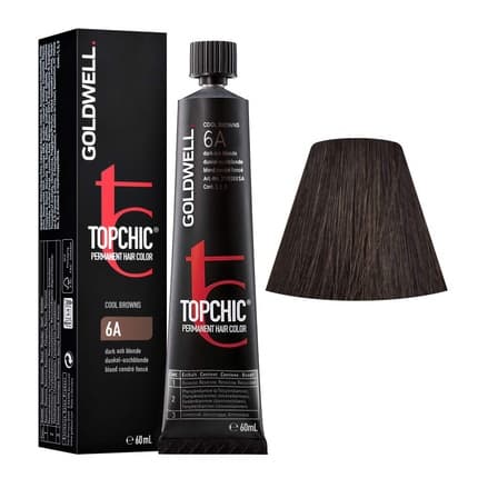 GOLDWELL TOPCHIC colorazione permanente per capelli #6A 60 ml