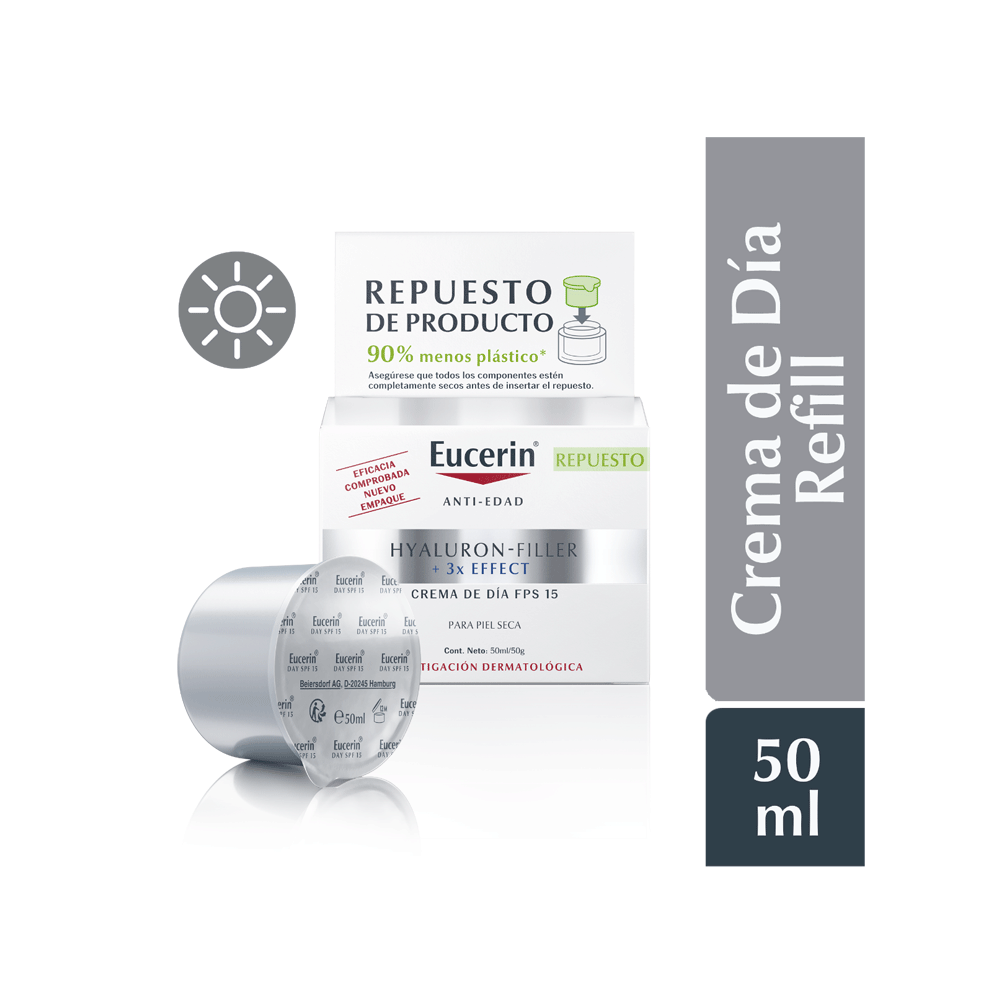 EUCERIN HYALURON-FILLER giorno pelle secca SPF15 ricarica 50 ml