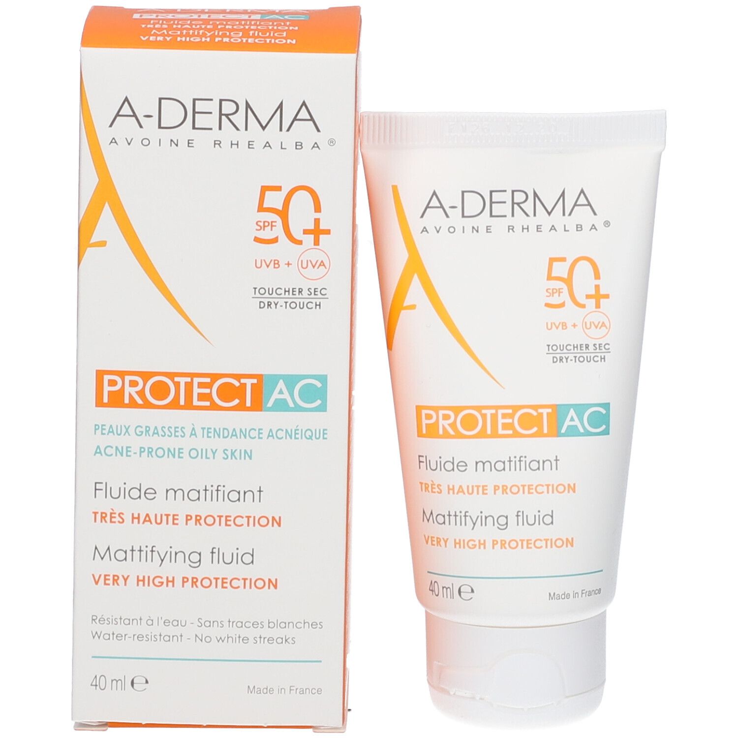 A-DERMA Aderma Protect Ac Crema Matificante Spf50+ 40 Ml