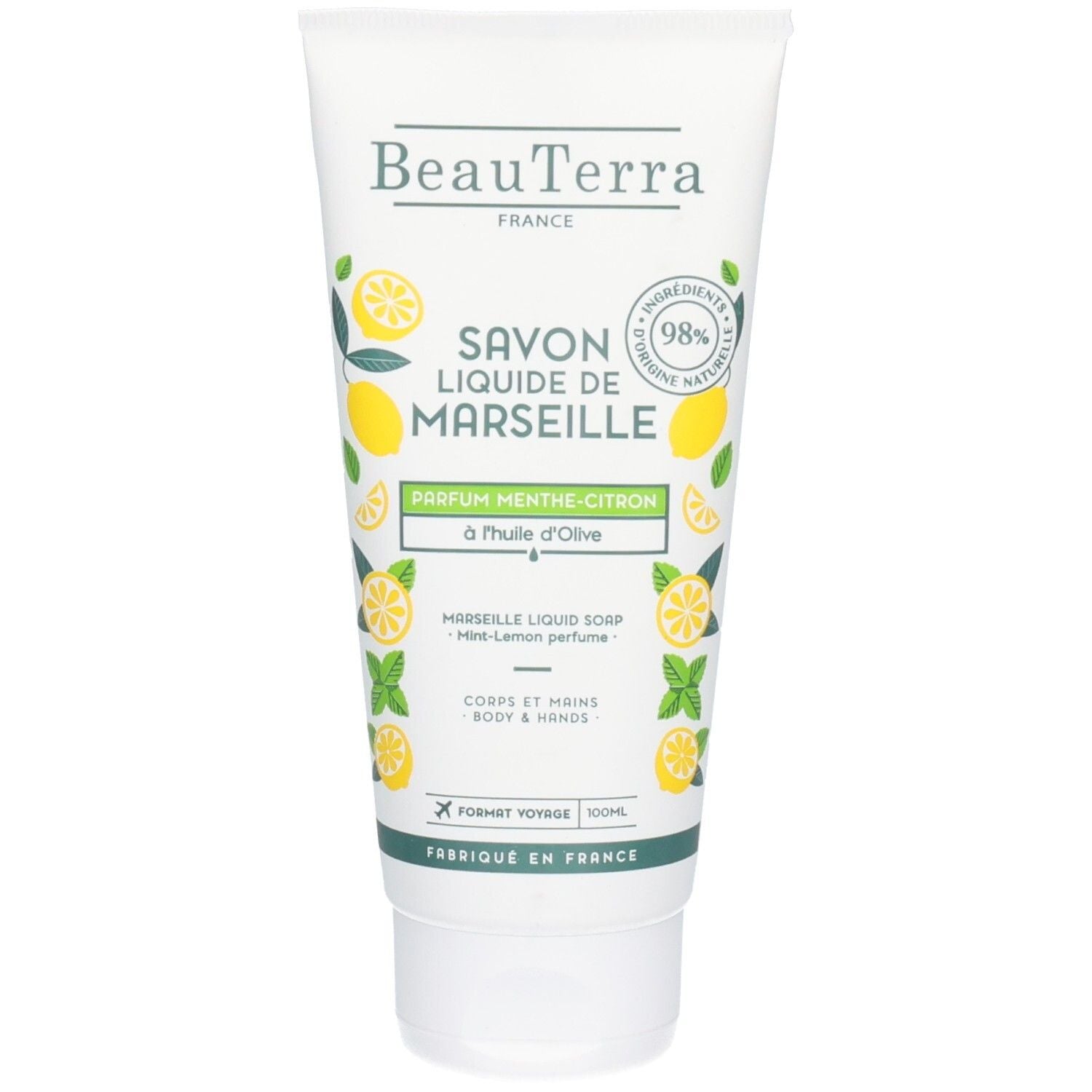 BEAUTERRA MARSEILLE vanilla and honey soap 1000 ml