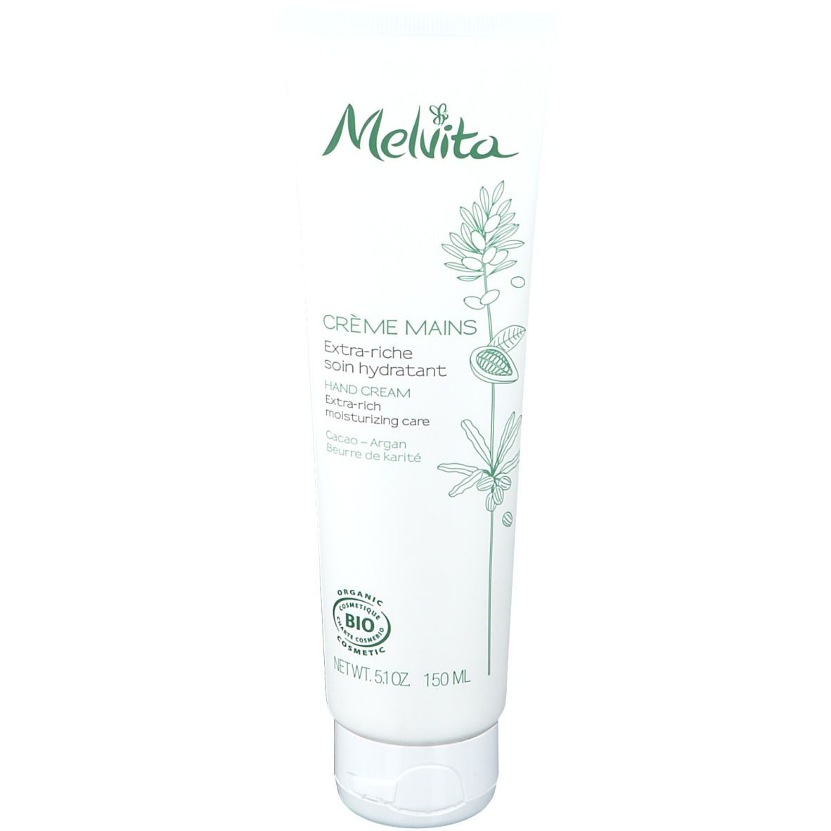MELVITA BODY ESSENTIALS extra-rich hand cream 150 ml