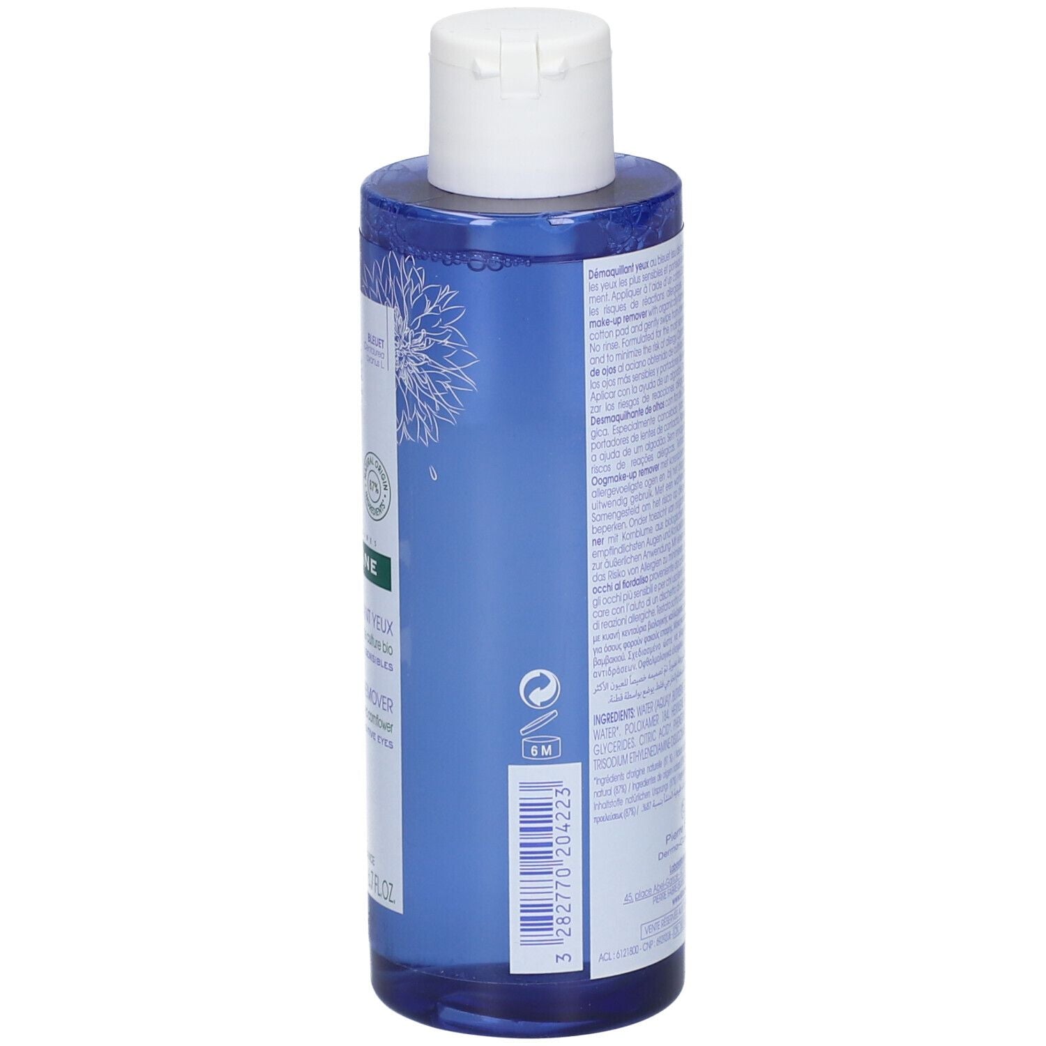 KLORANE FIORDALISO DA COLTIVAZIONE BIO struccante occhi sensibili 200 ml