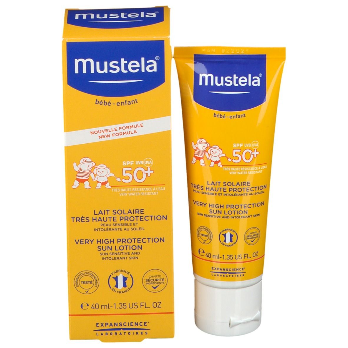 MUSTELA BABY-CHILD SUN very high protection sun milk SPF50+ 40 ml