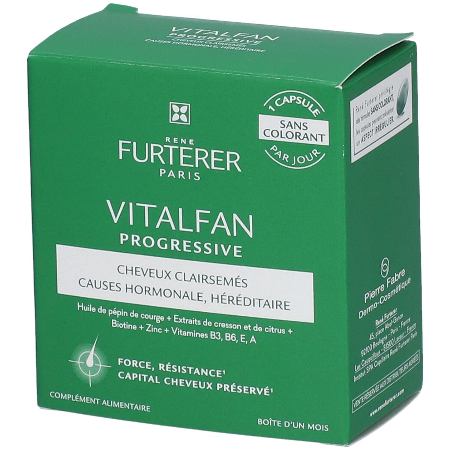RENE FURTERER VITALFAN integratore alimentare caduta capelli progressiva 30 unità