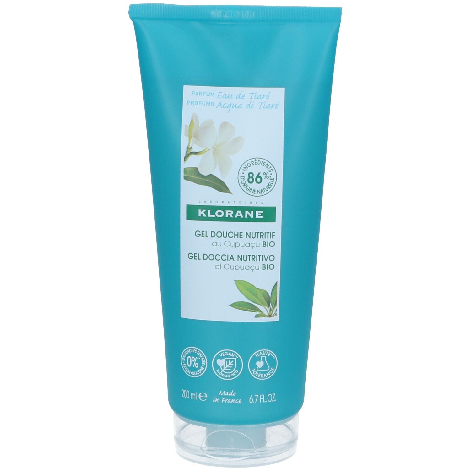 KLORANE GEL DOCCIA ACQUA DI TIARÉ 200 ml