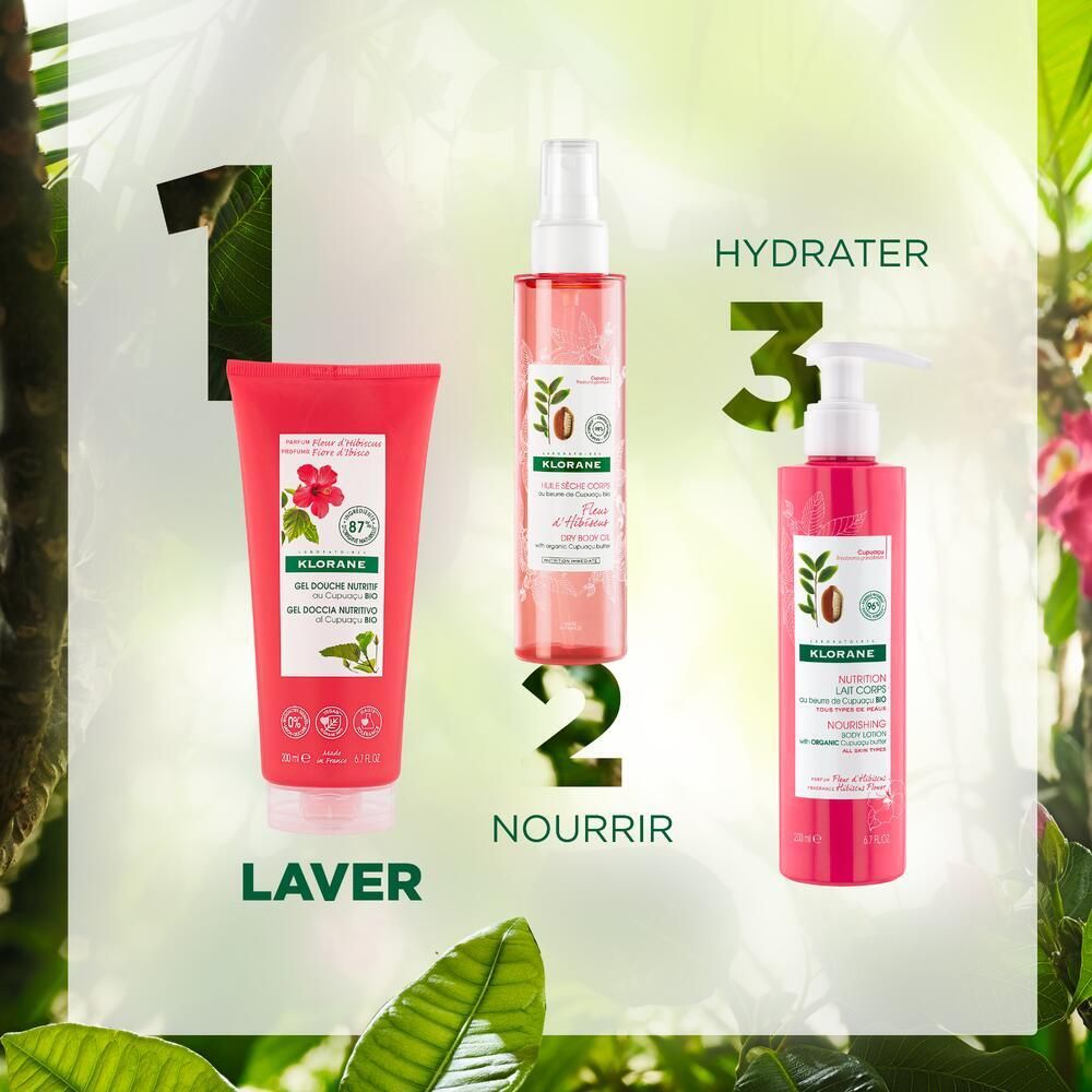 KLORANE FIORE DI IBISCO gel doccia 200 ml