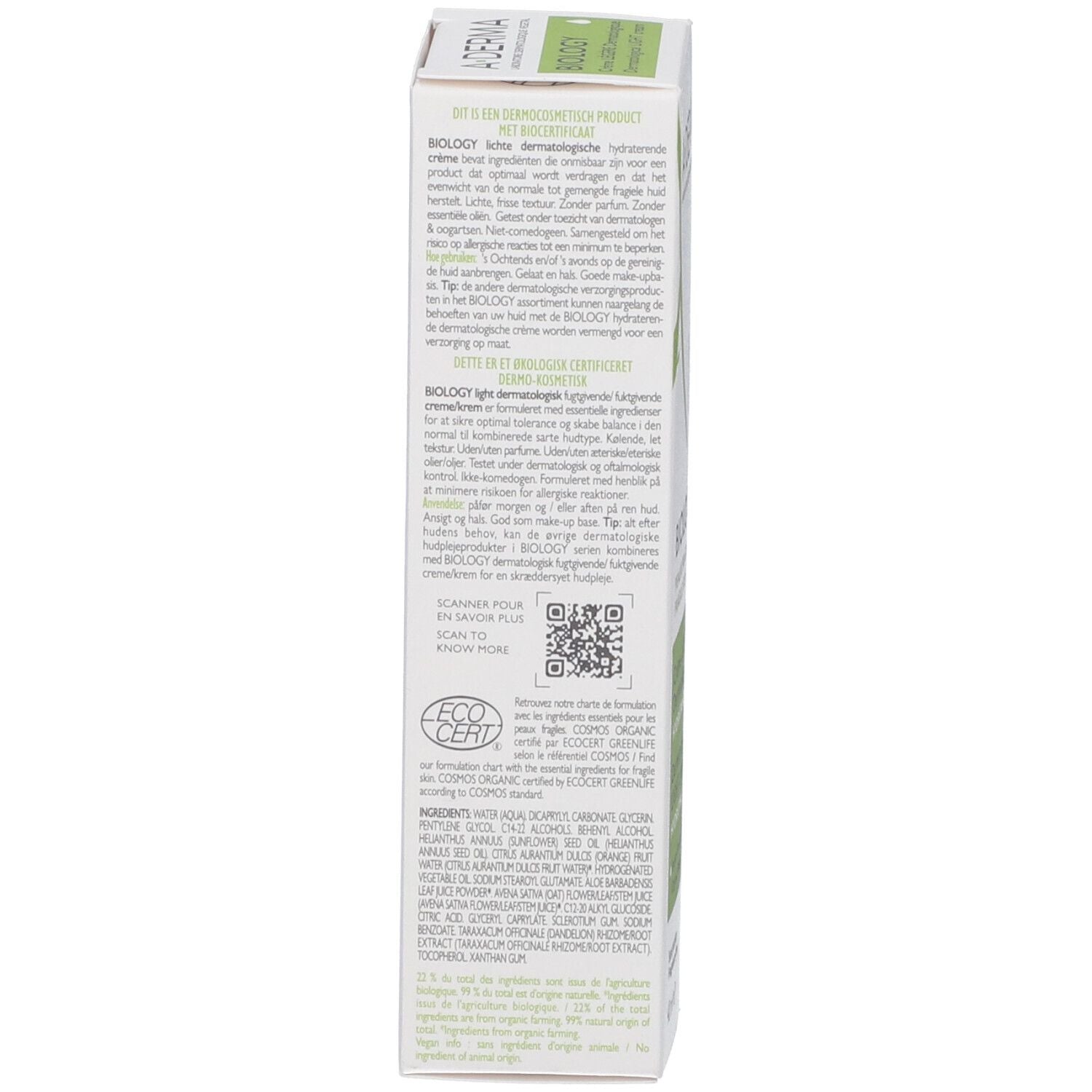 A-DERMA BIOLOGY light moisturizing cream 40 ml