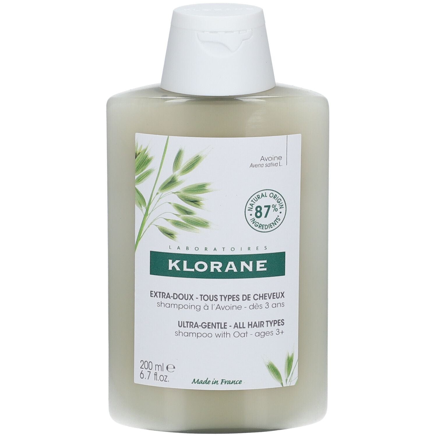 KLORANE OAT MILK mild shampoo 200 ml