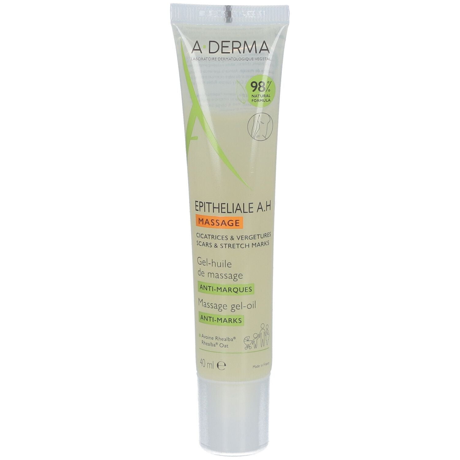 A-DERMA EPITHELIALE A.H. MASSAGE gel-aceite 40 ml
