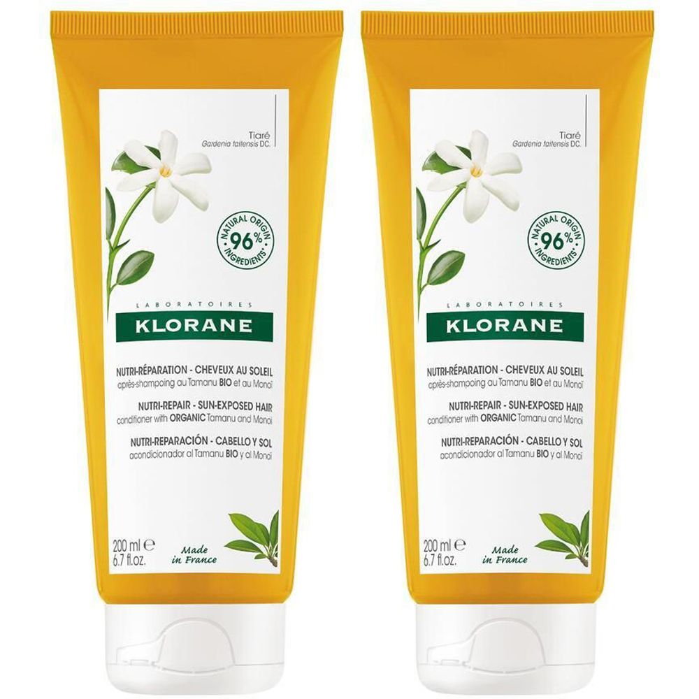 KLORANE POLYSIA NES MONOÏ ET TAMANU BIO après-shampoing 200 ml