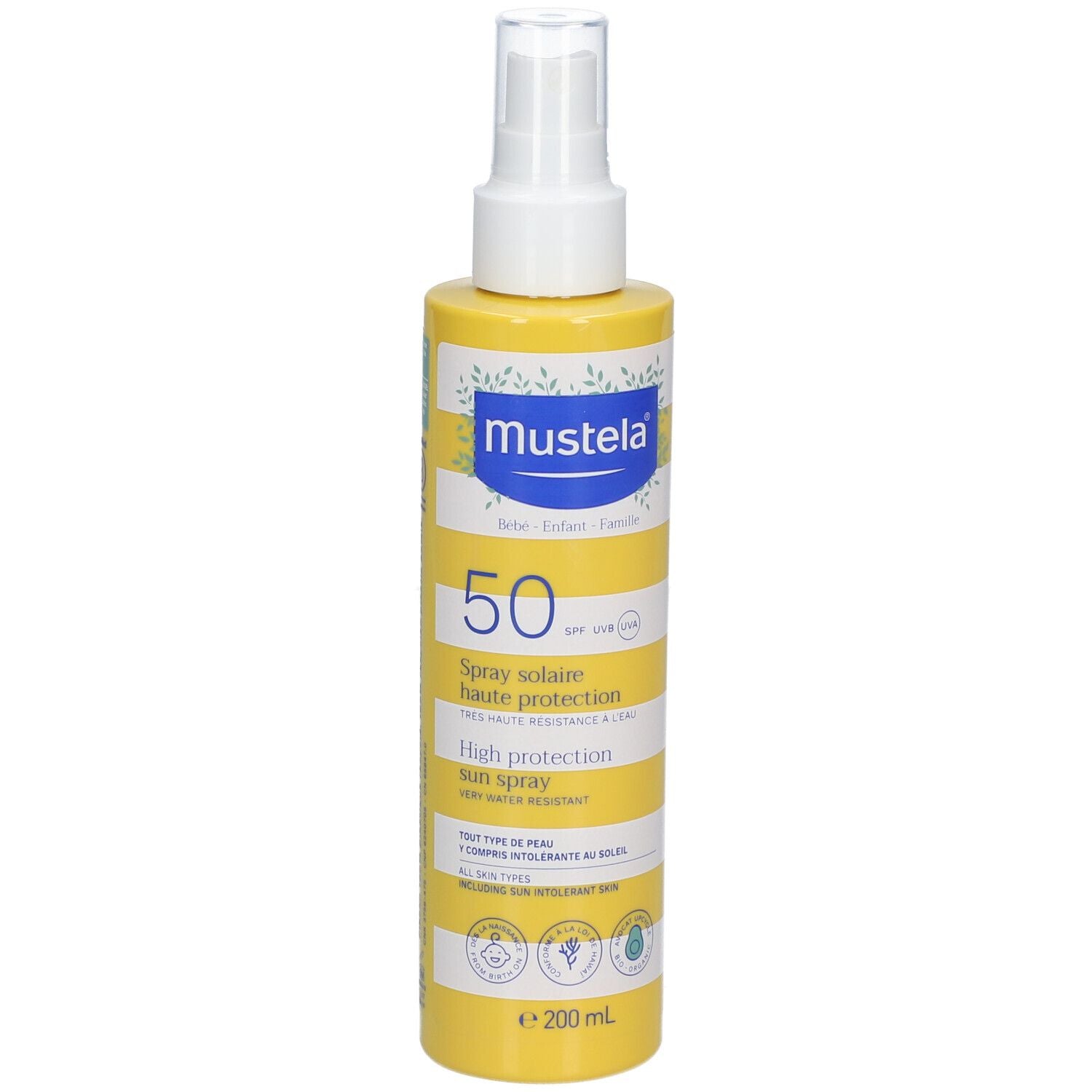 MUSTELA NEONATO-BAMBINO SOLE spray solare alta protezione SPF50 200 ml