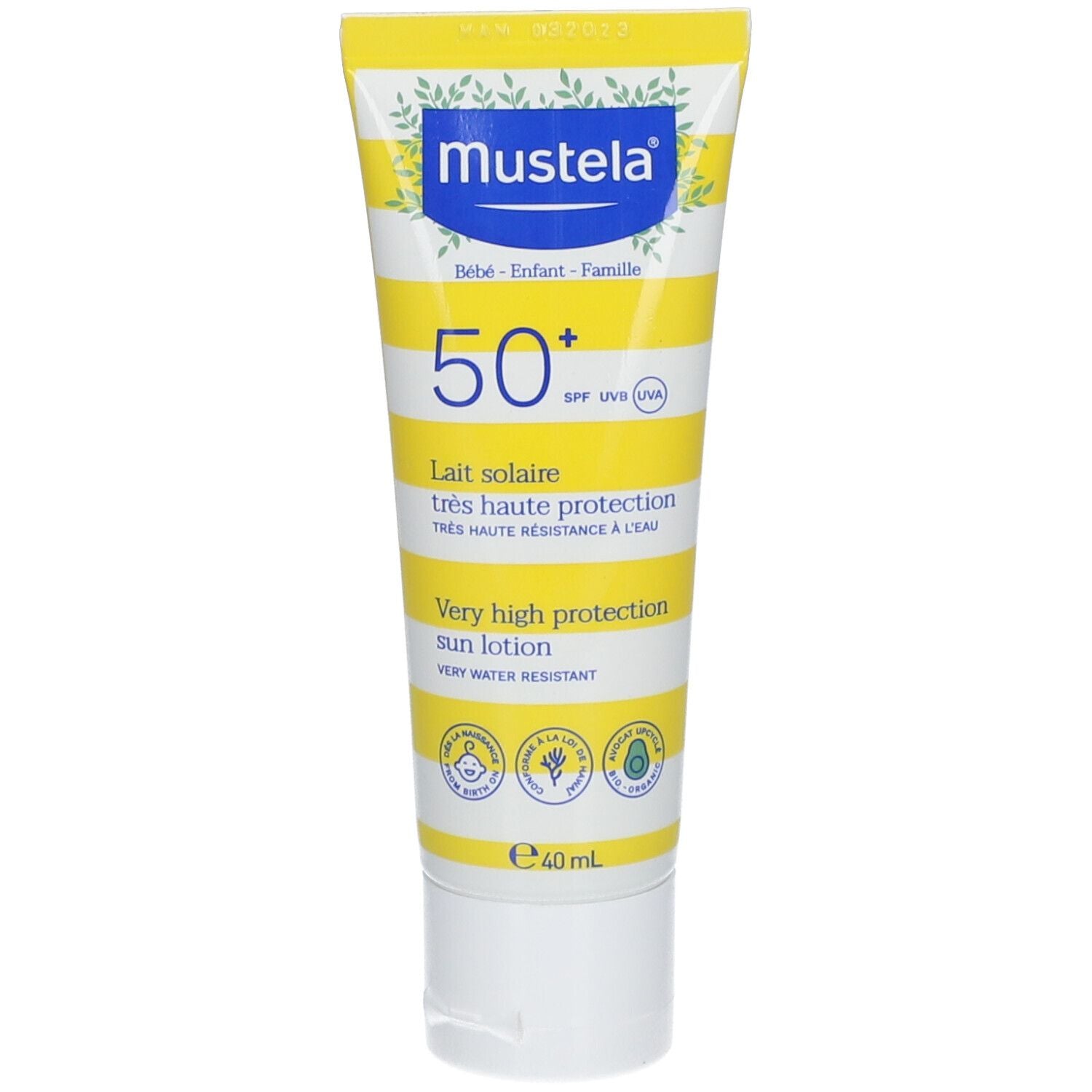 MUSTELA BABY-CHILD SUN very high protection sun milk SPF50+ 40 ml