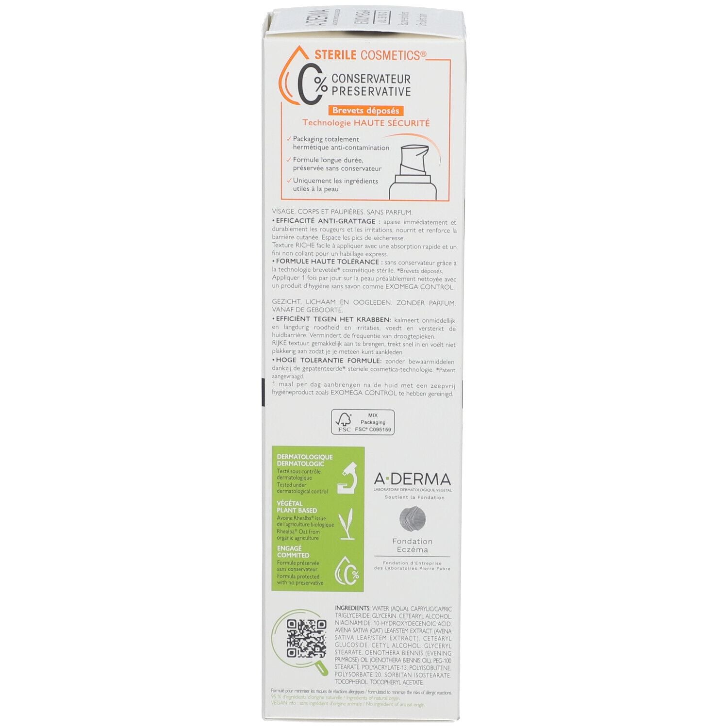 A-DERMA EXOMEGA ALLERGO emollient balm 200 ml