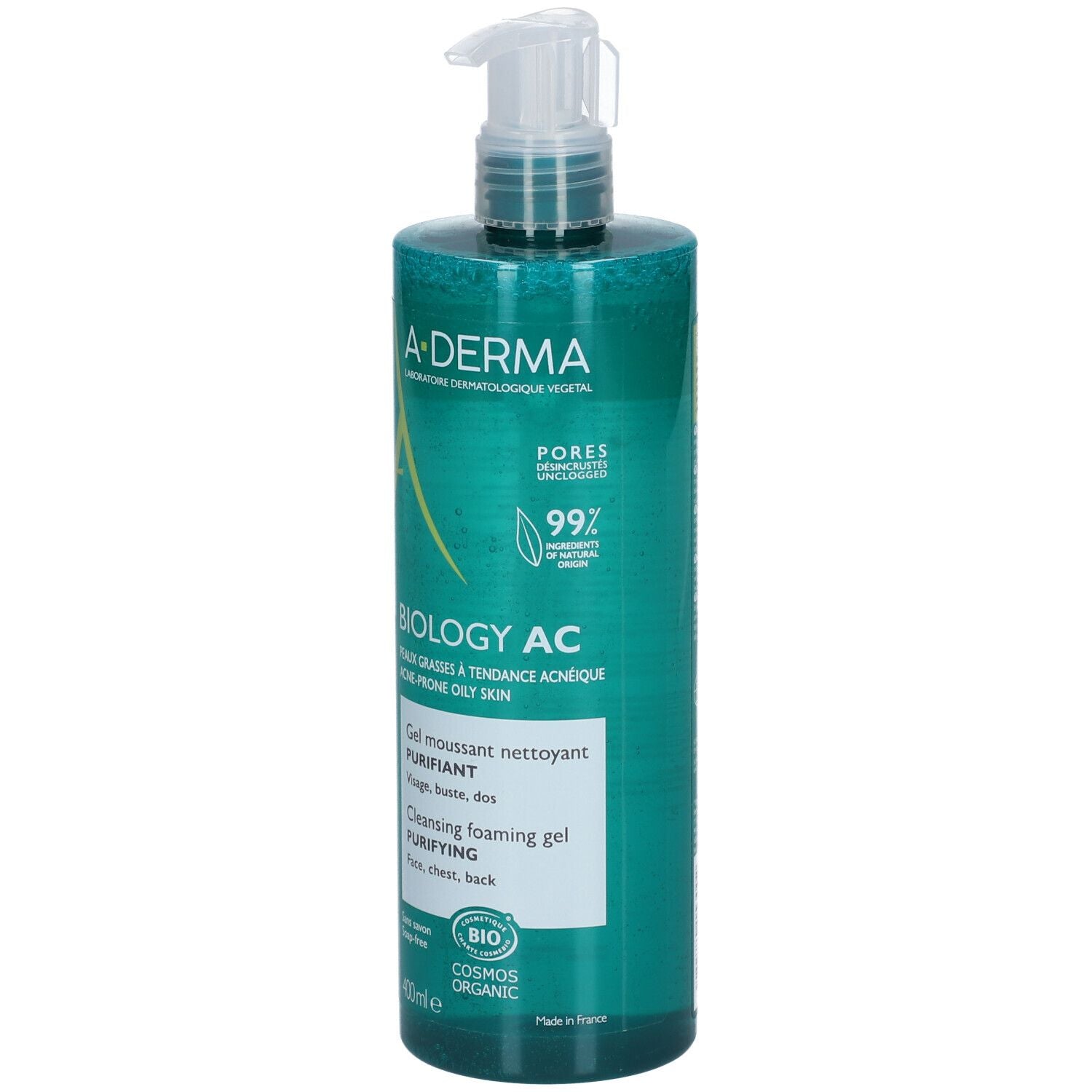 A-DERMA BIOLOGY AC cleansing gel 400 ml