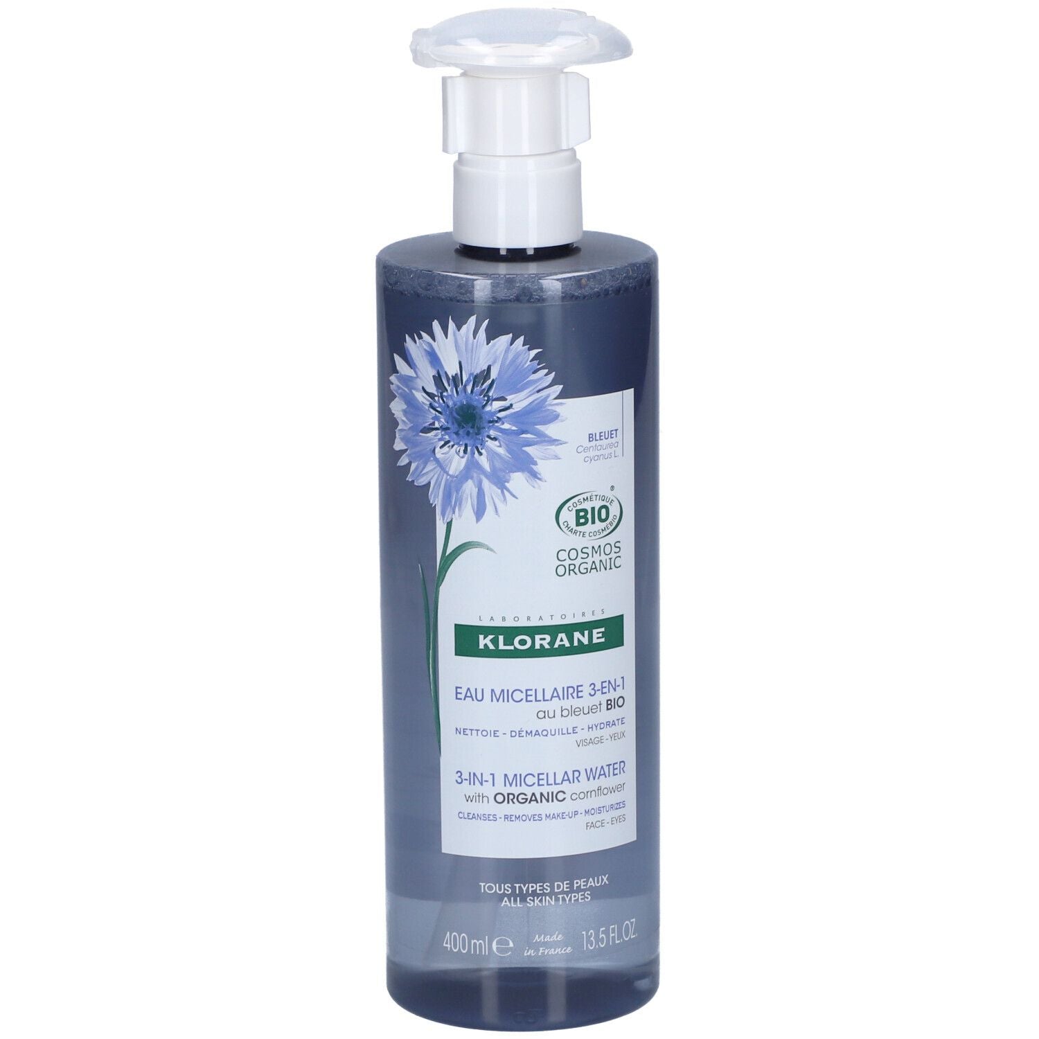 KLORANE FIORDALISO BIO acqua micellare struccante 400 ml