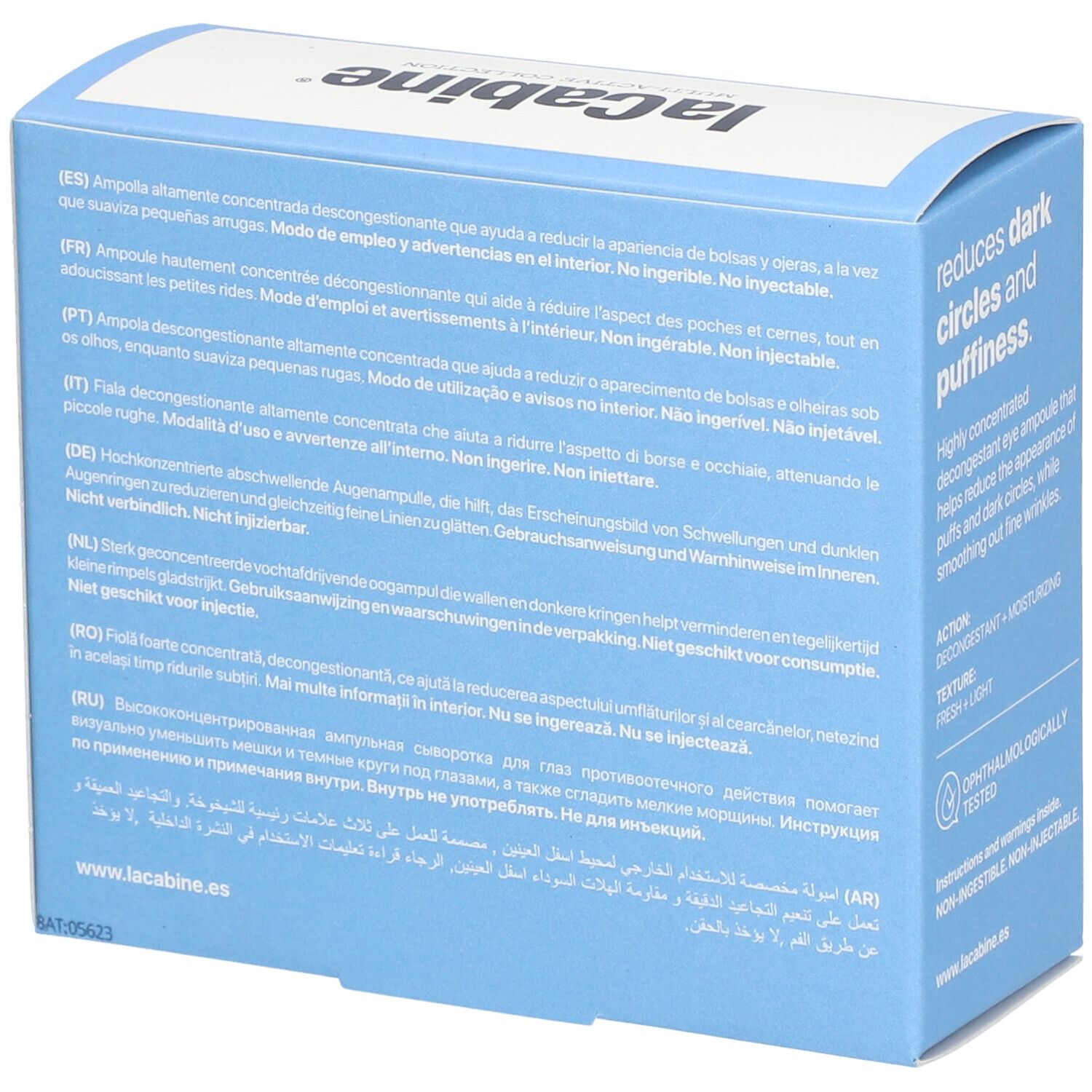 LA CABINE AMPOULES CONTOUR DES YEUX 10 x 2 ml