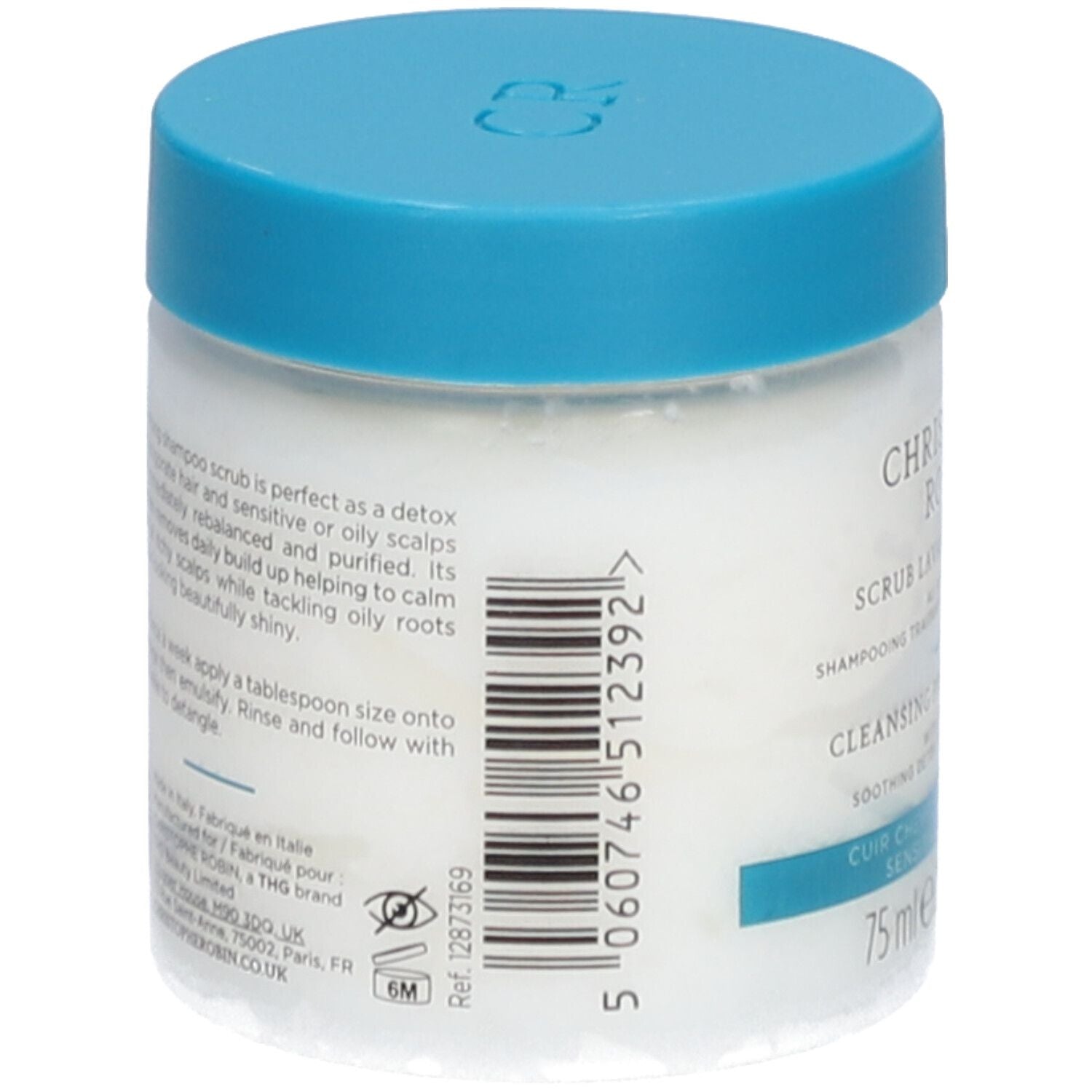 CHRISTOPHE ROBIN SCRUB purificante detergente al sale marino 75 ml