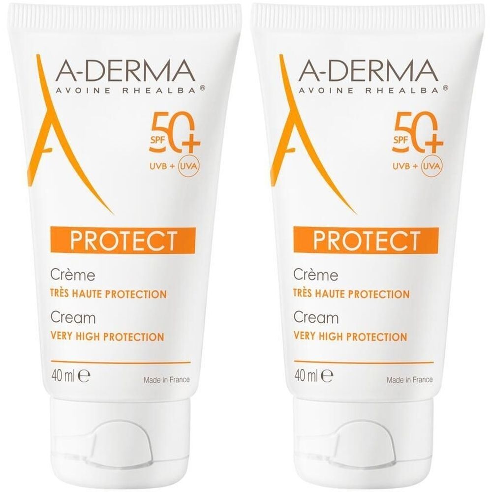 A-DERMA PROTECT crema solar SPF50+ sin perfume 40 ml
