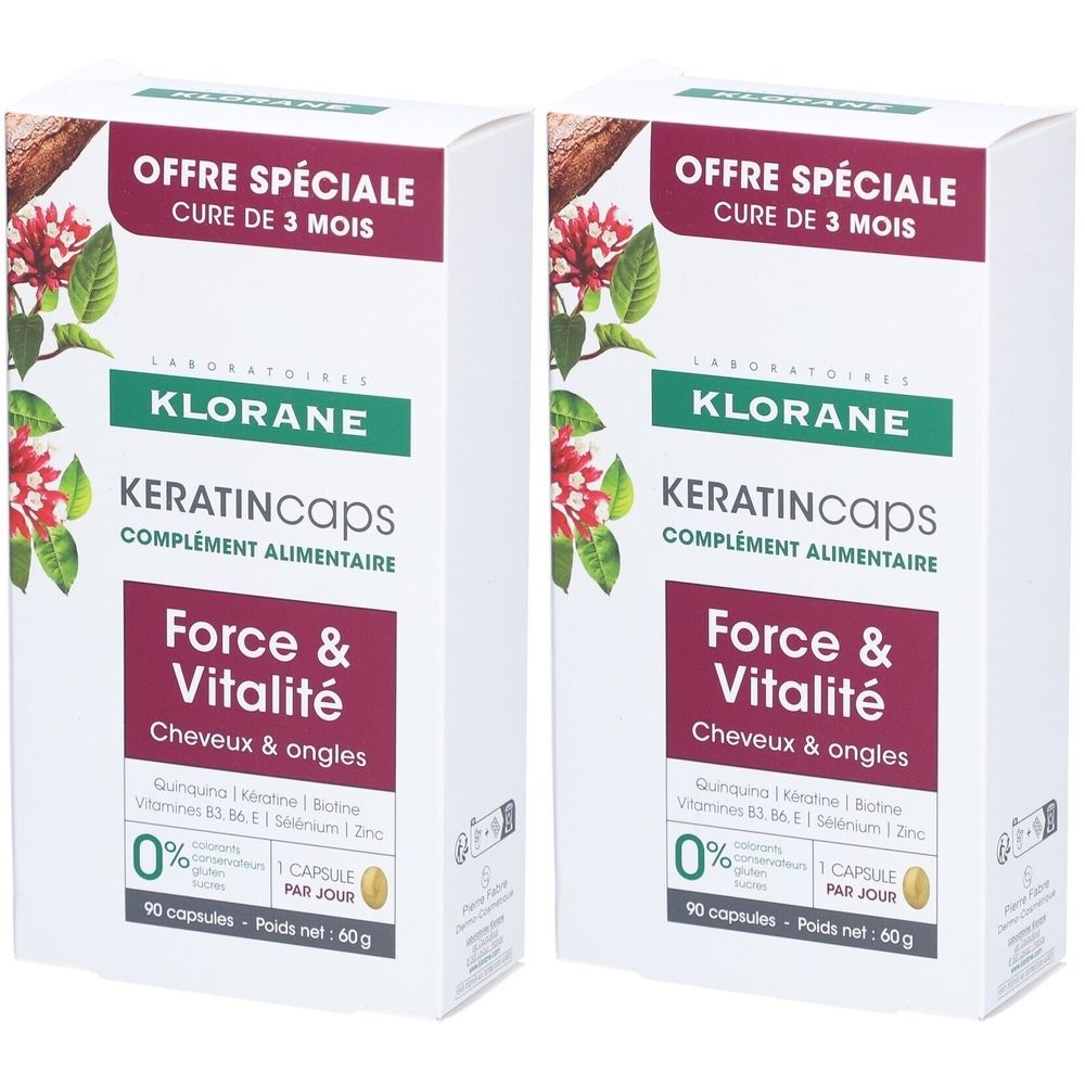 KLORANE ALLA CHERATINA integratore alimentare capelli e unghie 30 u