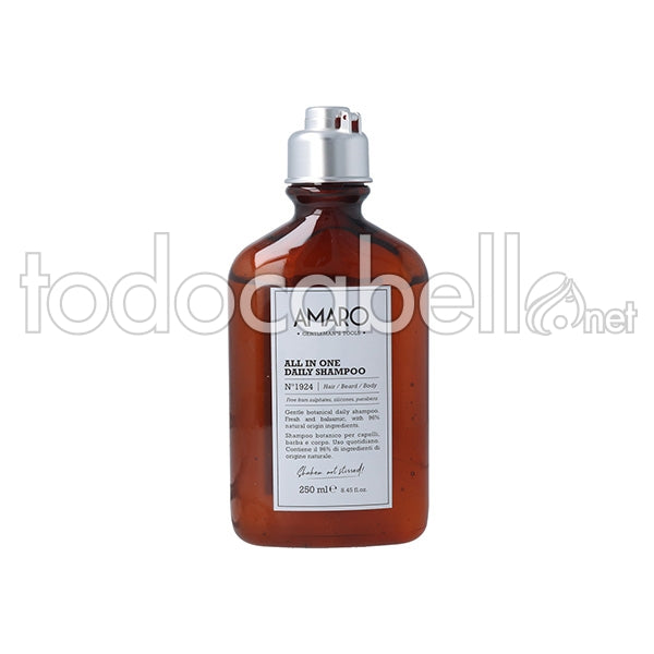 FARMAVITA AMARO all in one daily shampoo nº1924 hair/beard/body 250 ml