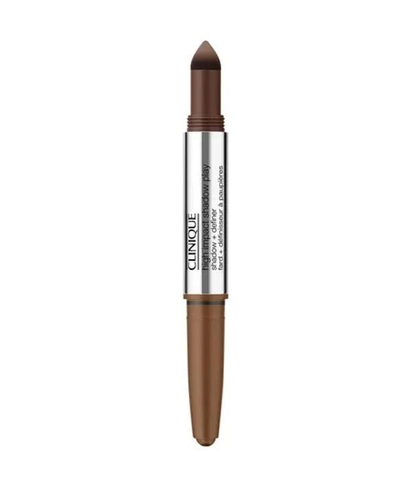 CLINIQUE HI SHADOW PLAY sombra de ojos + definidor de sombra #rum and cola 4 ml