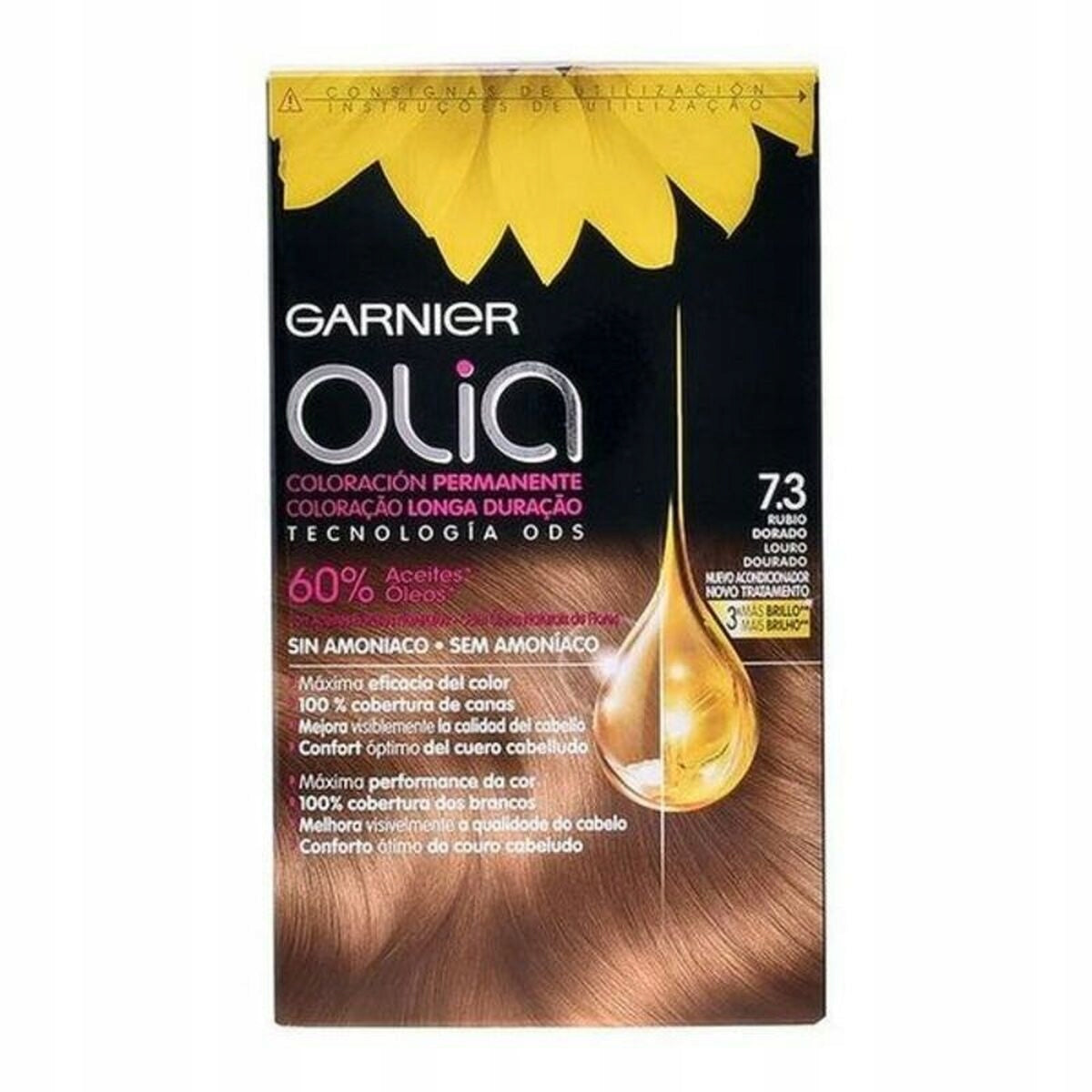 GARNIER OLIA colorazione permanente #7,3-biondo scuro dorato 1 pz