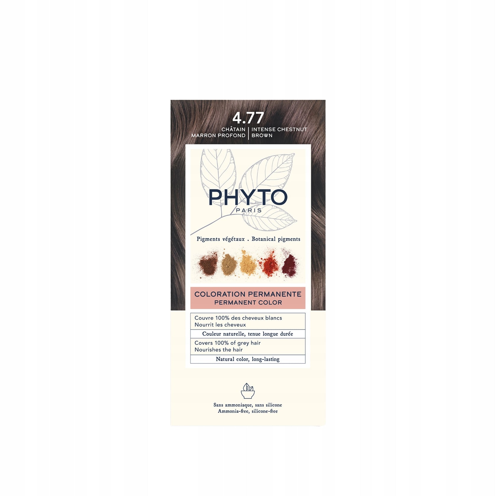 PHYTOCOLOR #4.77-castano marrone intenso 4 u