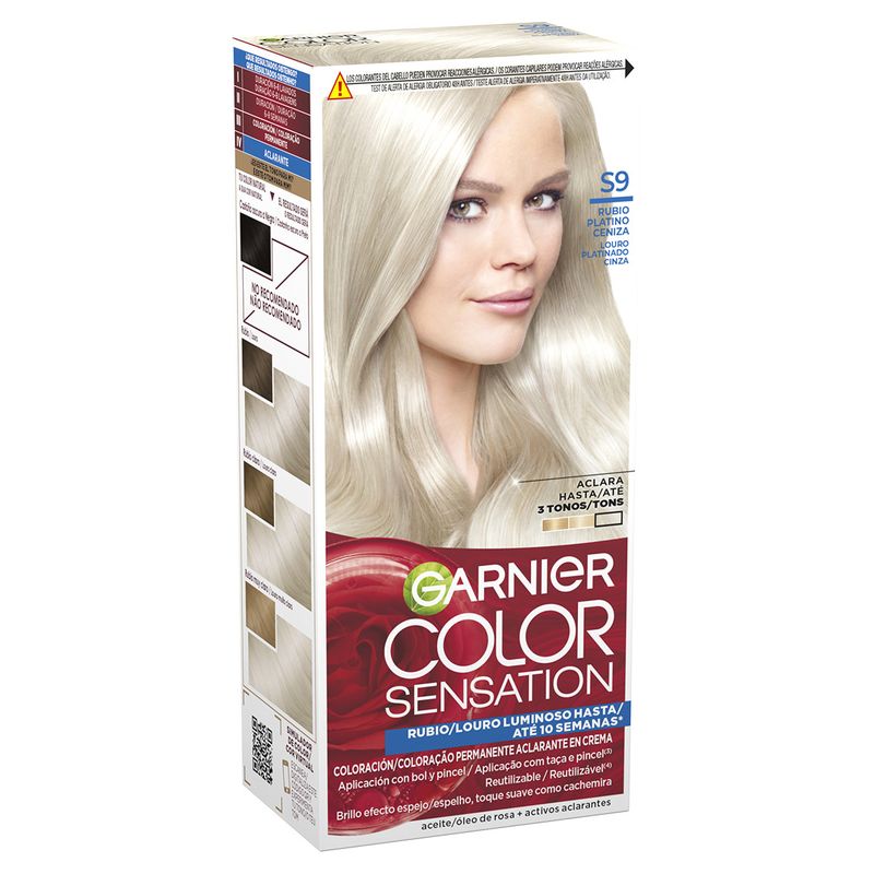 GARNIER COLOR SENSATION #S9-biondo platino cenere 120 gr