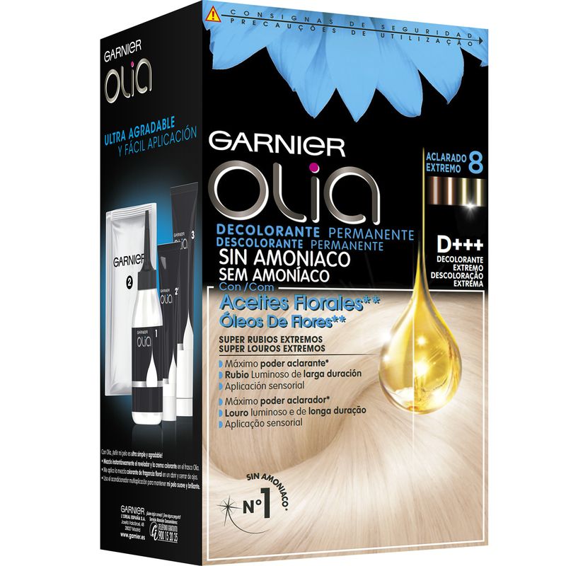 GARNIER OLIA Decolorante Permanente Senza Ammoniaca #8-Schiaritura estrema 1 pz
