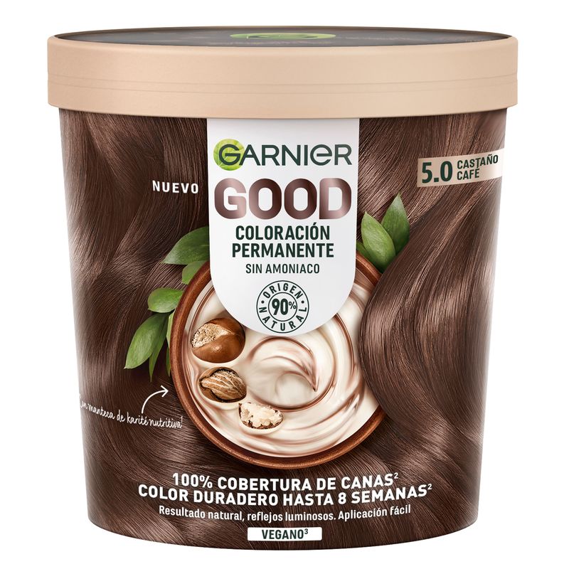 GARNIER GOOD coloration permanente #5.0 café marron 217 ml