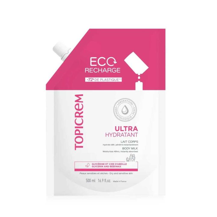 TOPICREM UH latte corpo idratante ultra ricarica 500 ml