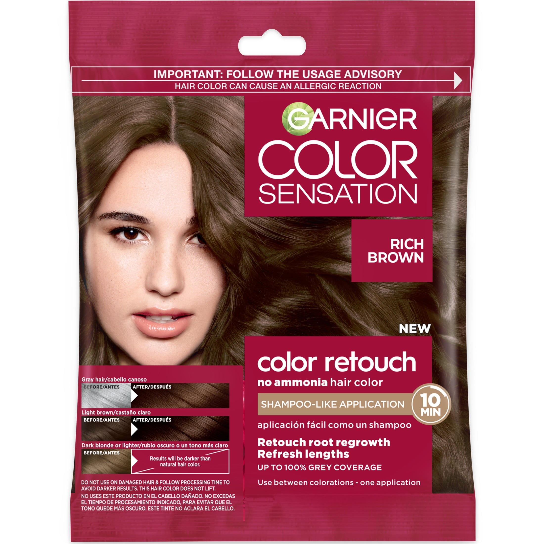 GARNIER COLOR SENSATION shampoo colorante tono su tono n. 3.0-castano scuro 1 pz