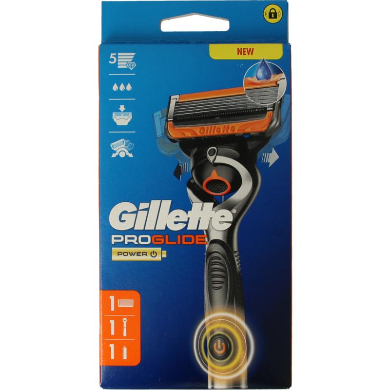 GILLETTE FUSION PROGLIDE POWER rasoir + 1 recharge