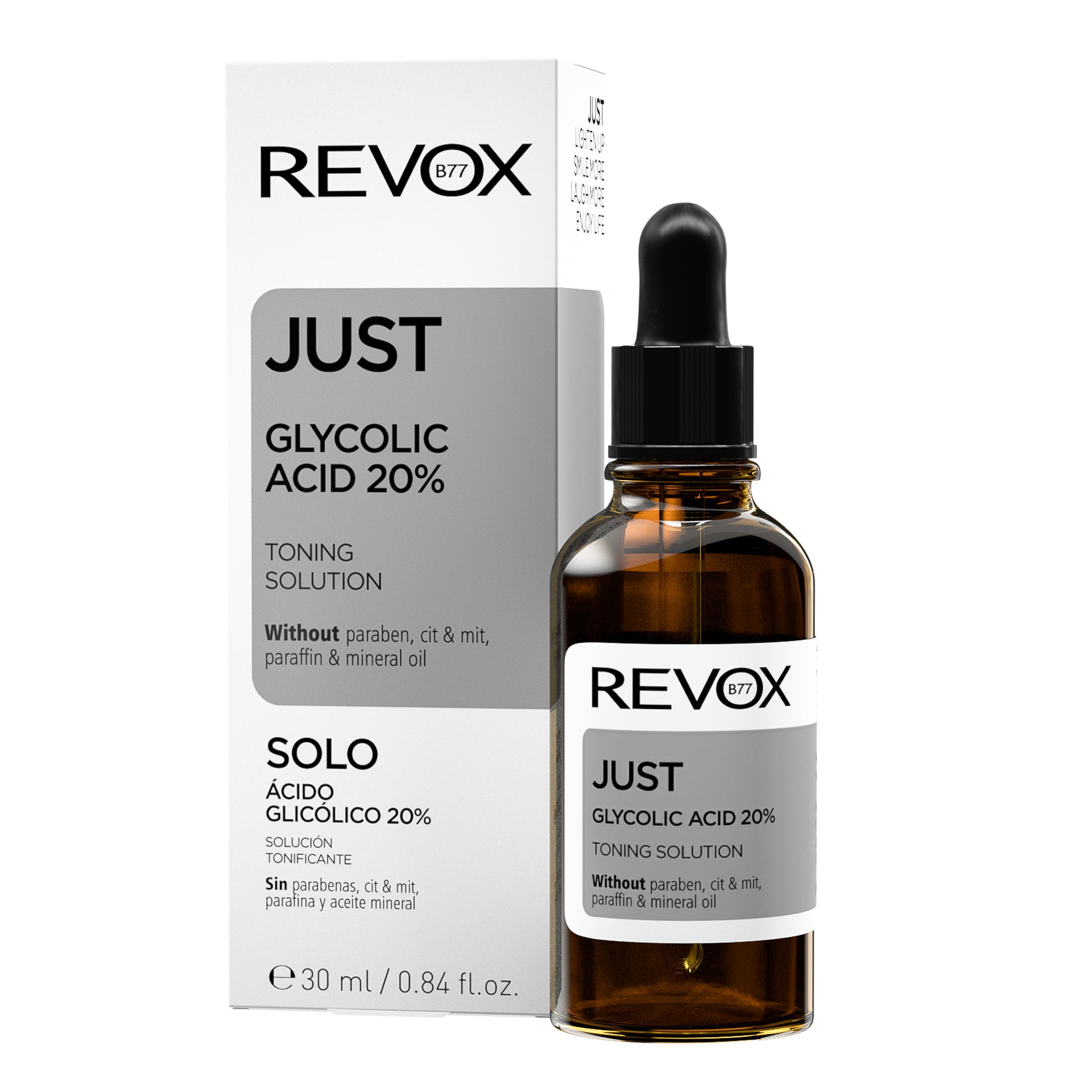 REVOX B77 JUST acide glycolique 20% 30 ml