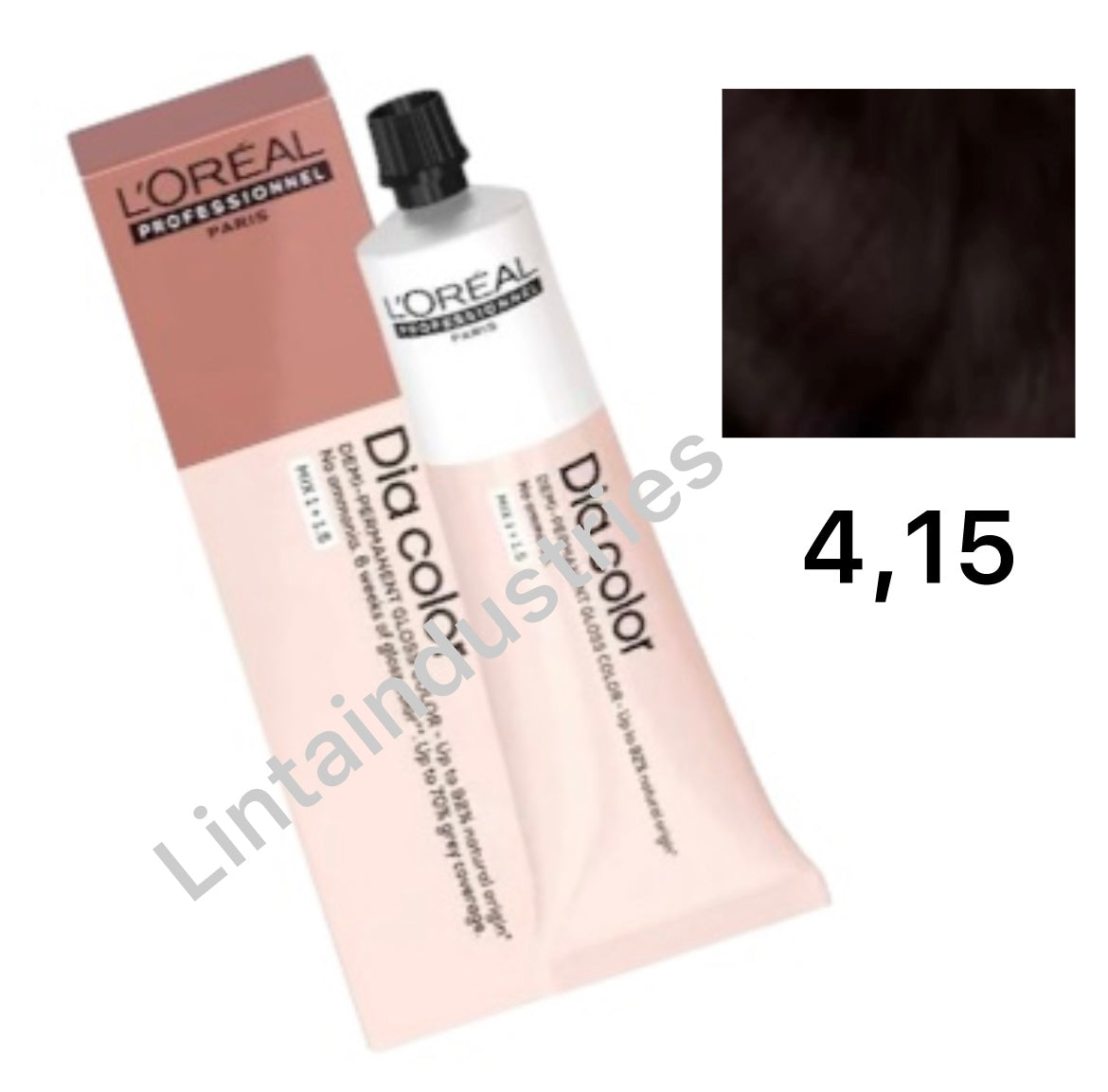 L'ORÉAL PROFESSIONNEL PARIS DIA COLOR coloration semi-permanente sans ammoniaque #4.15 60 ml