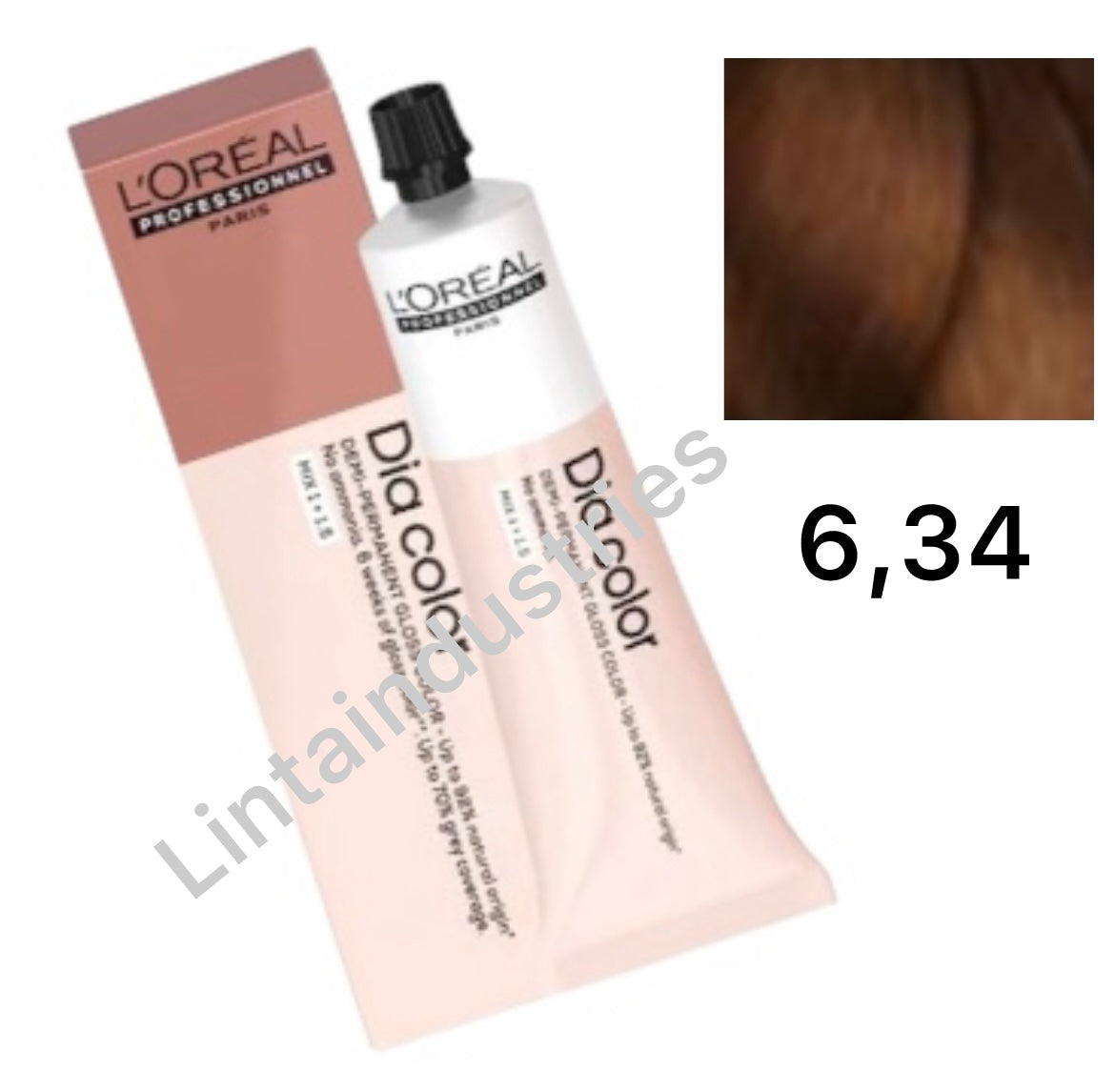 L'ORÉAL PROFESSIONNEL PARIS DIA COLOR colorazione demi-permanente senza ammoniaca #6.34 60 ml
