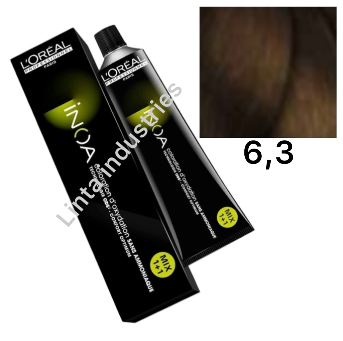 L'ORÉAL PROFESSIONNEL PARIS INOA coloration permanente sans ammoniaque #6.3 60 gr
