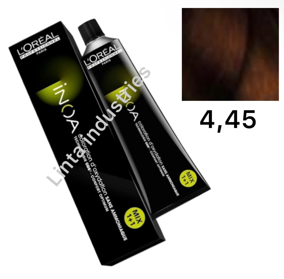 L'ORÉAL PROFESSIONNEL PARIS INOA colorazione permanente senza ammoniaca #4.45 60 gr