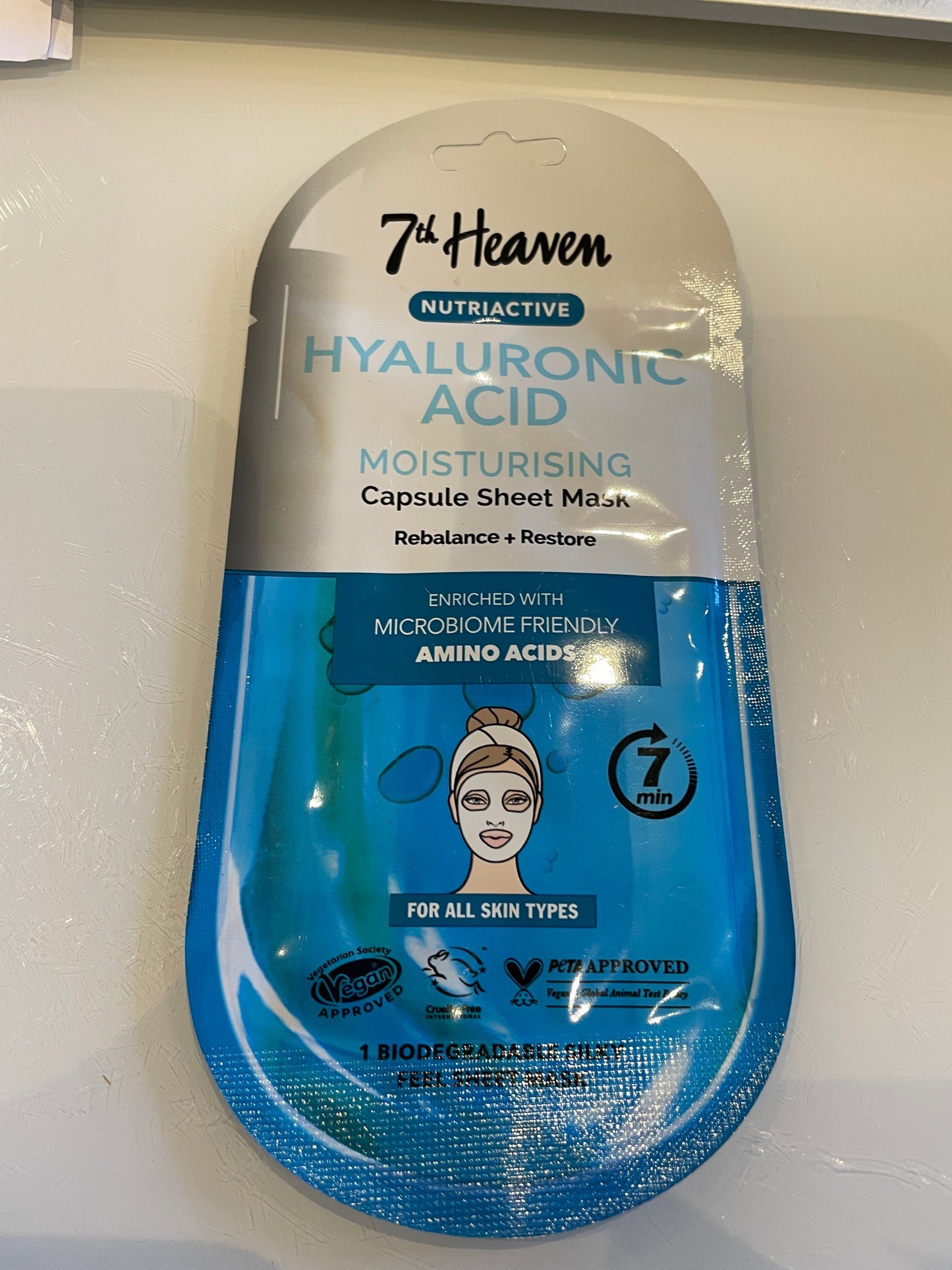 Masque à l'ACIDE HYALURONIQUE 7ème CIEL 1 unité