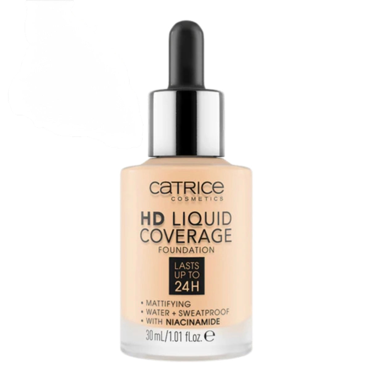 CATRICE HD LIQUID COVERAGE FOUNDATION lasts up to 24h #032-Nude Beige 30 ml