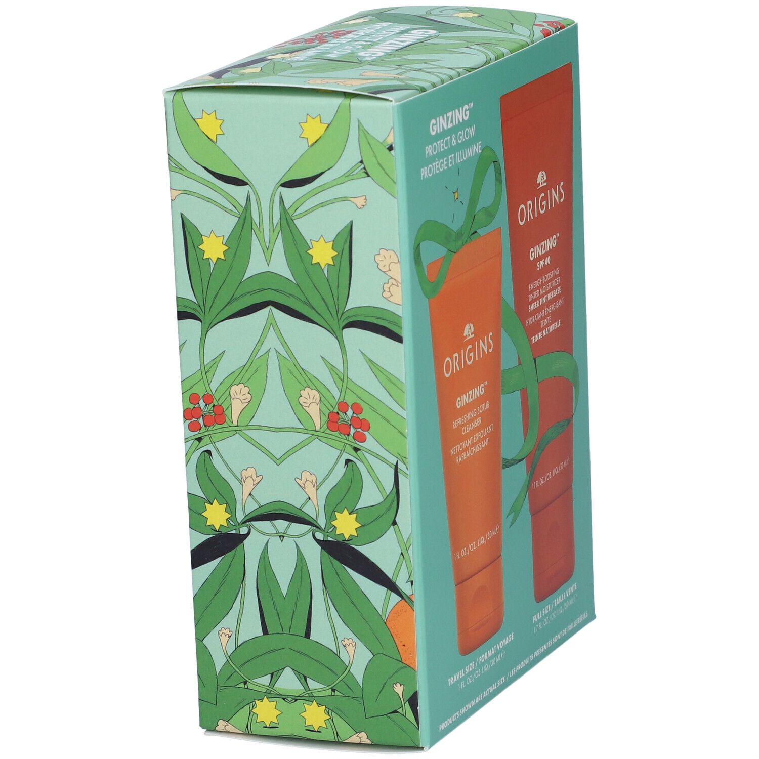 ORIGINS GINZING CREMA IDRATANTE COLORATA ENERGIZZANTE SPF 40 Confezione da 2