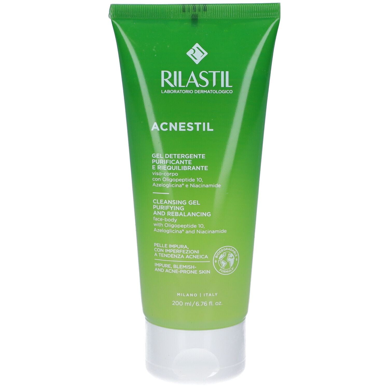RILASTIL ACNESTIL gel detergente purificante 200 ml