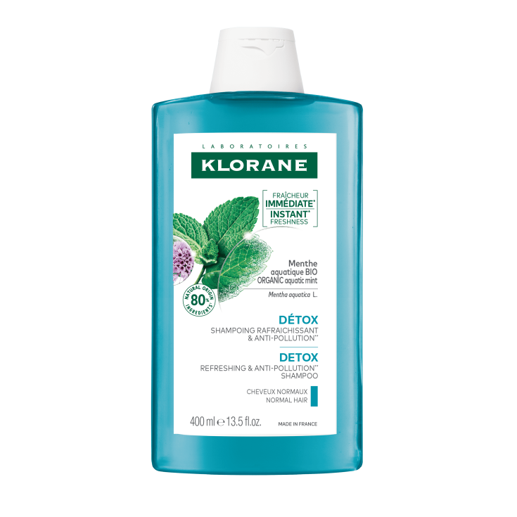 KLORANE ALLA MENTA BIO shampoo detox per capelli normali 400 ml