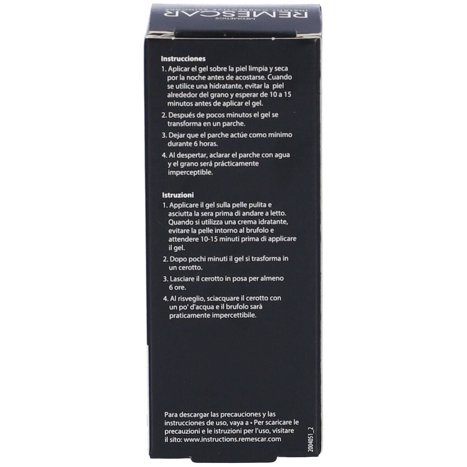 REMESCAR ANTI-BRUFOLI cerotto gel 10 ml